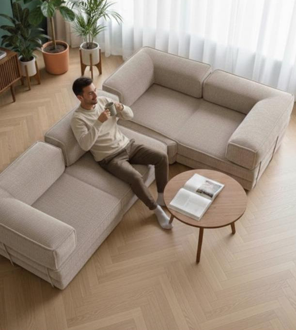 Modular Sofas, Floor Sofas, Corduroy Collection, Modular Seating, Living Room Furniture